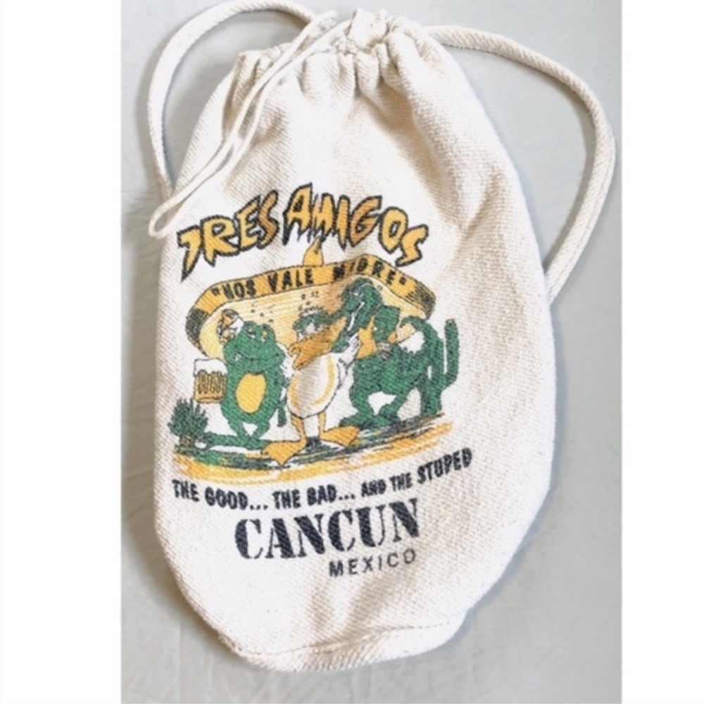 Vintage 1970’s Mexico Souvenir Beach Bag